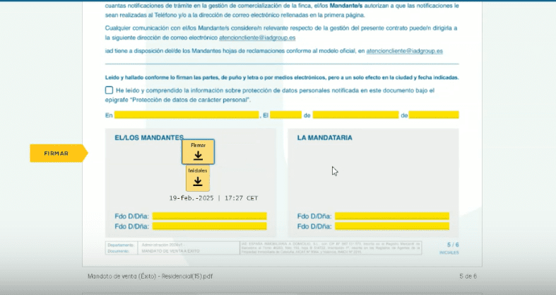 Cómo firmar autorización por email con Docusign (clientes)